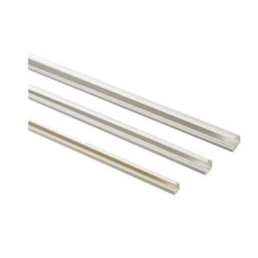 Moulure câble adhésive 15x10 blanche 2m