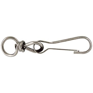 Porte-mousqueton - Simplex - à touret - L : 60 mm - acier zingé - lot de 2