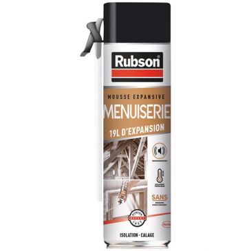 Mousse expansive menuiserie 19l rubson 500ml