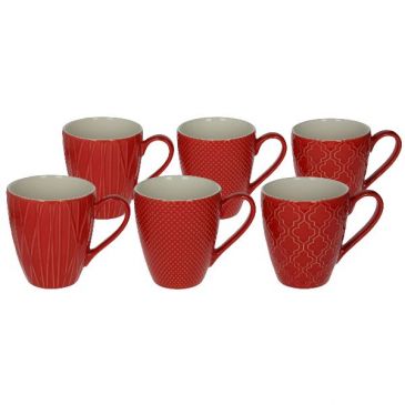 Mug 43 cl Rouge - Relief