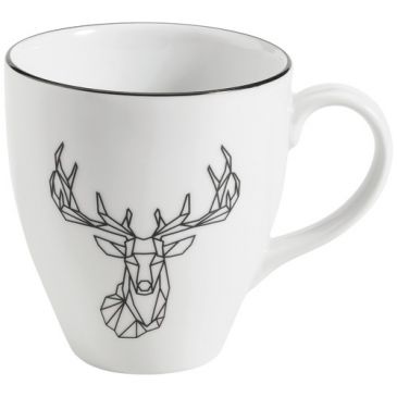 Mug déjeuner 45 cl Cerf - Origami