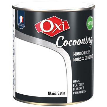 Peinture murs et boiseries 2.5 L blanc satin