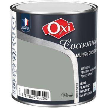 Peinture murs et boiseries 0.5 L plomb satin