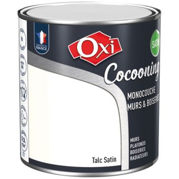 Peinture murs et boiseries 0.5 L talc satin