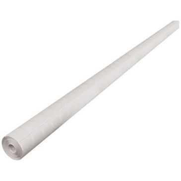 Nappe damassée blanche en rouleau 1.20 x 25 m