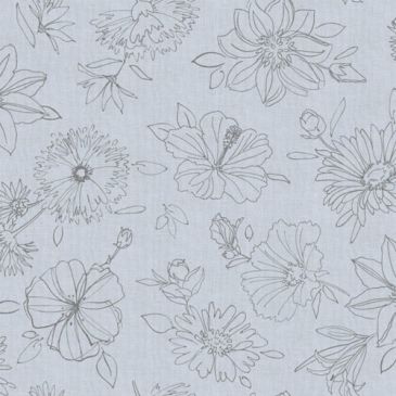 Nappe - ovale - 150 x 250 cm - Manhattan Palmas gris 