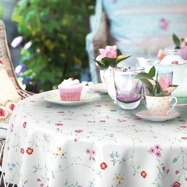 Nappe - ronde - 150 cm - Manhattan Bella crème