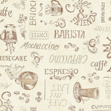 Nappe ronde manhattan ristretto creme 150cm
