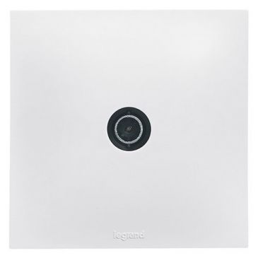 Prise TV simple - Neptune - blanc