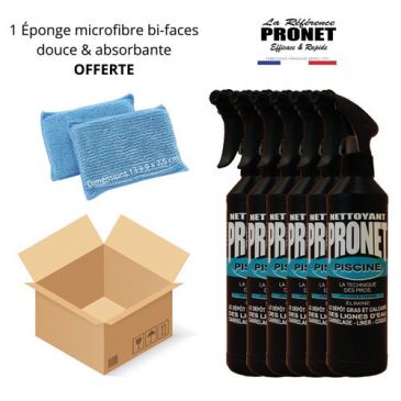 Nettoyant piscine ligne d'eau  500 ml avec éponge offerte