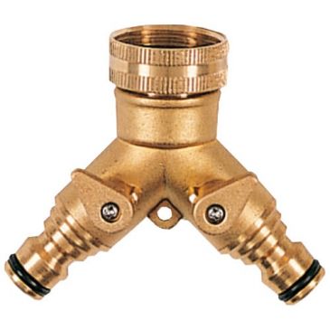 Nez de robinet 2 voies laiton automatique 55035b
