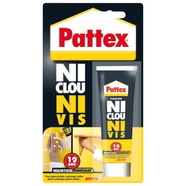 Colle fixation ni clou ni vis - extra fort- prise rapide - spécial bois - 5