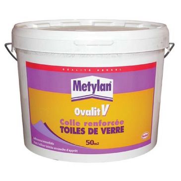 Ovalit V colle toile de verre seau 10kg professionnel