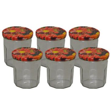 Pack 6 confituriers 324 ml Fruits