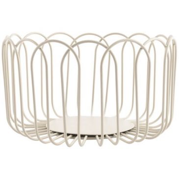 Panier métallique 19 cm Gris - Flores