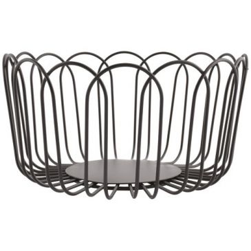 Panier métallique 19 cm Noir - Flores