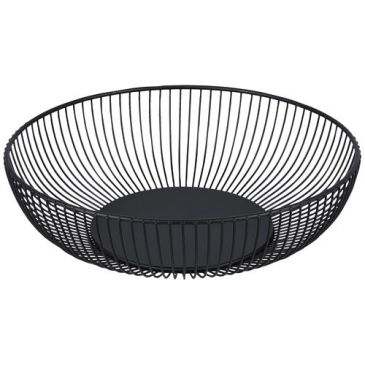 Panier métallique rond 28.5 cm Noir - Scala