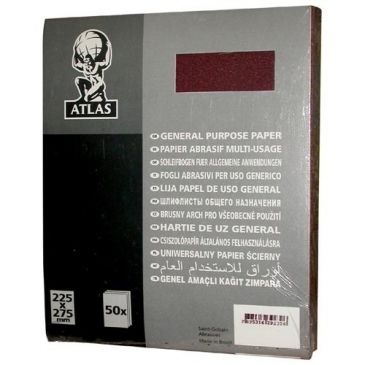 Papier Kraft Corindon - grain de 80 - spécial ponçage - L : 280 mm - l : 23