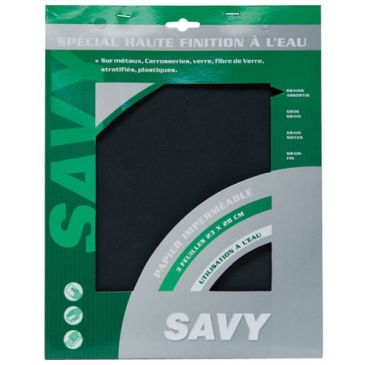 Papier imperméable assortis x3 Savy A