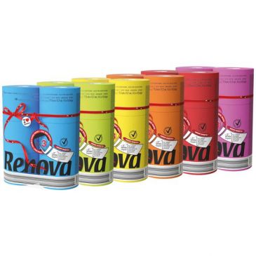 Papier wc 6 rouleaux couleur assorties 3 plis