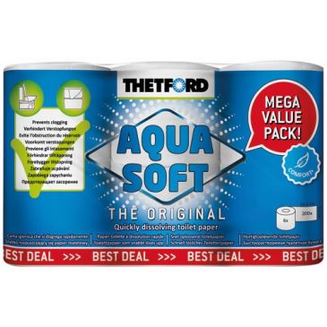 Papier toilette - Aqua Soft - lot de 6
