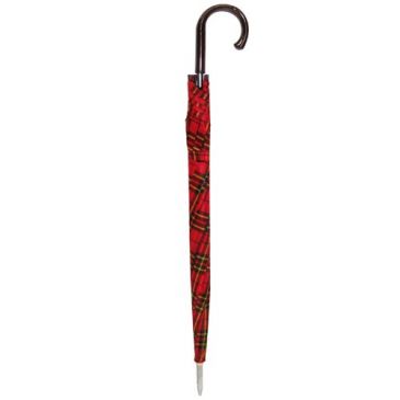 Parapluie droit automatique écossais