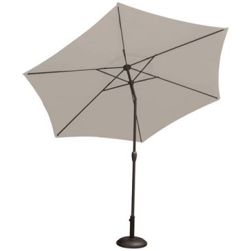 Parasol droit diam.300cm lin