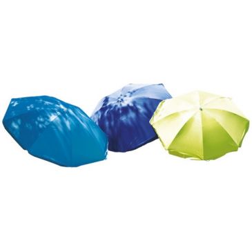 Parasol ø160 cm nylon uni inclinable coloris assorti