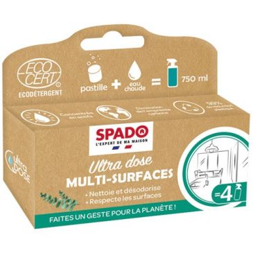 Pastille 8 g rnettoyant multisurfaces à diluer x 4