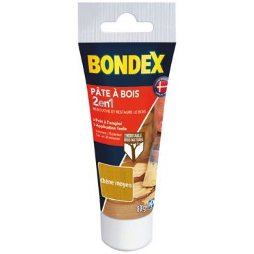 Pâte à bois tube 80 g chêne moyen