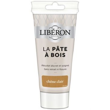 Pate à bois tube 150g chêne clair