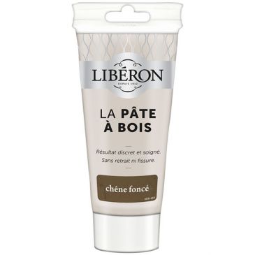 Pate à bois tube 150g chêne foncé