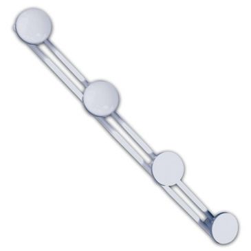 Patère 4t époxy blanc 50400