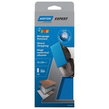 Patin expert - non perforés - pour ponceuse vibrante à pince - grain de 40 