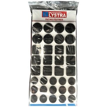 Patins feutres adhesifs assortis lot de 105