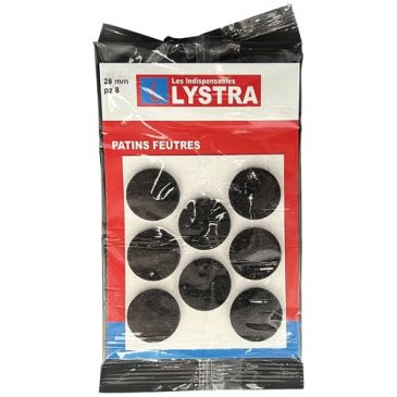 Patins feutres adhésifs marron ø 22 mm x 26