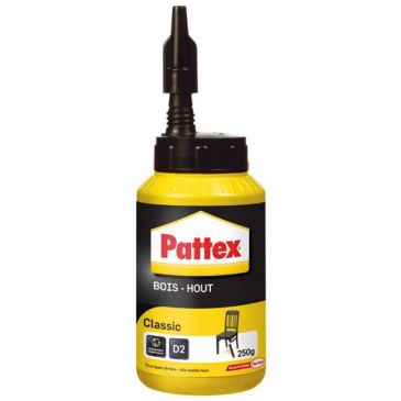 Pattex colle à bois classic - intérieur - biberon 250g