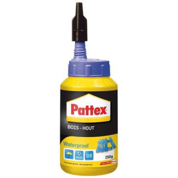 Pattex colle bois waterproof bouteille 250g