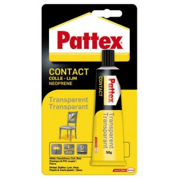 Pattex colle contact transparente blister 50g
