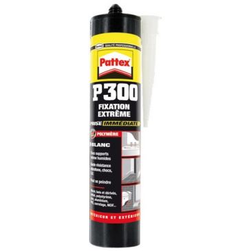 Colle fixation pl300 - 385 g - blanc