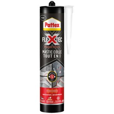 Mastic colle Flextec - 389 g - noir