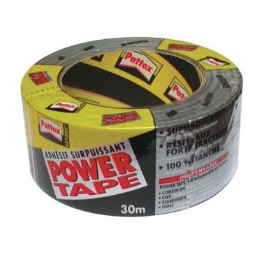 Ruban adhésif Power Tape - bâtiment - gris - 30 m