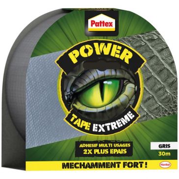 Pattex power tape extrême gris 30m
