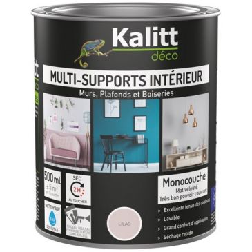 Peinture multi-supports 0,5 L Acrylique Mat - Lilas