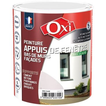 Peinture appuis de fenêtre 1 L - Gris Clair