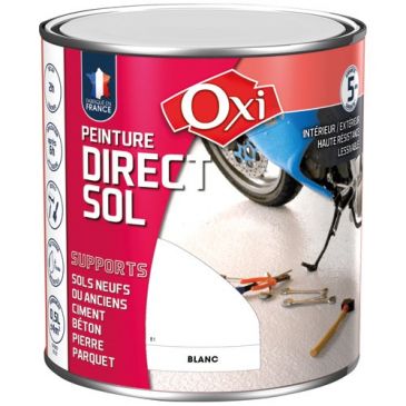 Peinture sol Satin 0,5 L Direct Sol - Blanc