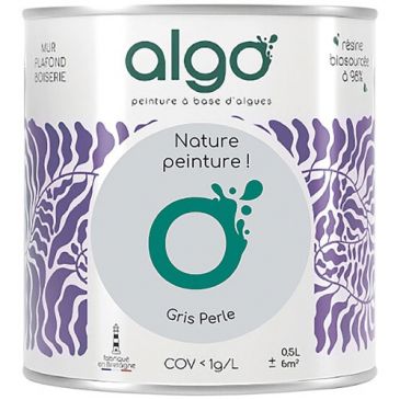 Peinture intérieure multi supports 0,5 L Velours - Gris Perle