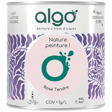 Peinture intérieure multi supports 0,5 L Velours - Rose Tendre