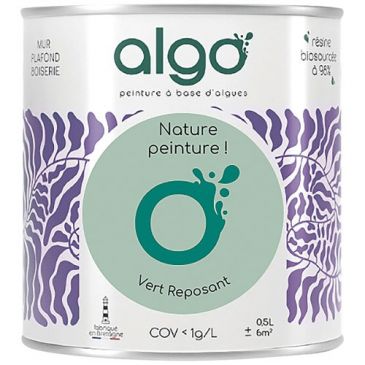 Peinture intérieure multi supports 0,5 L Velours - Vert Reposant