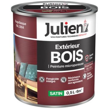 Peinture fer antirouille 0,5 L Brillant - Rouge Basque